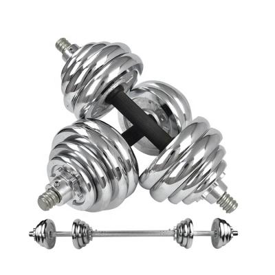 China Durable Gym Weight Lifting Pass 20kg 30kg Chrome Dumbbell Sets Weight Dumbbells 20kg 30kg Gym Dumbbell Set for sale