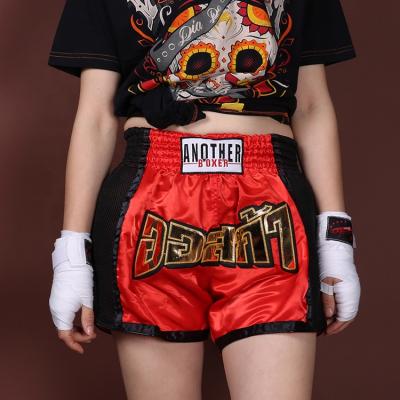 China Breathable custom muay thai shorts boxing thai shorts ufc shorts fight muat for sale