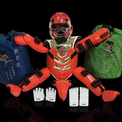 China New Type Eco-friendly Kids Taekwondo Body Protector Training Boxing Gear Set With Customized Logo for sale