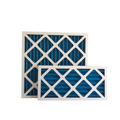 China Cleanroom G3 , G4 Panel Pre Pleated Air Filter With Synthetic Fiber 12*24*2 for sale