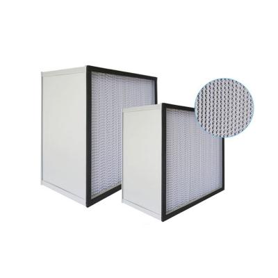 China Applied to certain equipment like furnace clean air is required H13 and H14 HEPA disposable air filter with clapboard high efficiency aluminum separator filter for sale