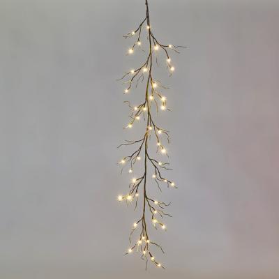 China Garland Decoration Mossy Twig LED Lit Garland for sale