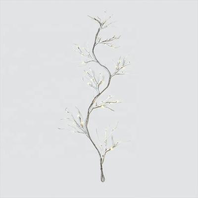 China Garland Home LED Lighted Snowy Twig Battery Operated Garland for sale