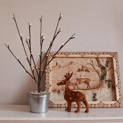 China Branches 19in LED Brown Battery Operated Lit Birch Branch Twig Branch Lights for sale