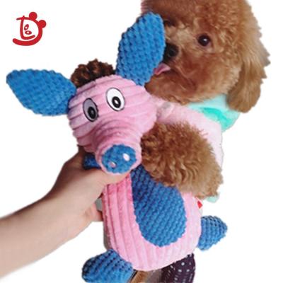 China New Plush Design Pet Product Stuffed Plush Dog Chew Toy With Squeaker Inside For Biting for sale