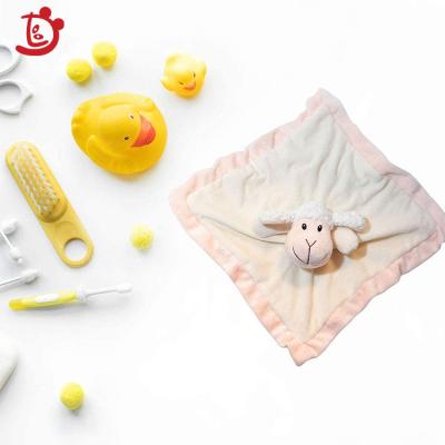 China 2021 Custom Cute Animal Plush Baby Head Safety Blanket ODM OEM seguridad de Manta de nias de Para plush juguetes for baby for sale