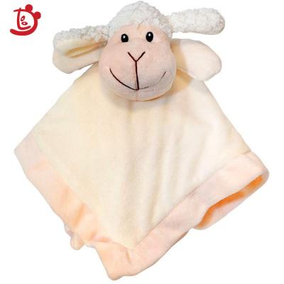 China Wholesale Plush Stuffed Baby Comforter Toys Girl Lovie Newborn Soft Pink Gift Koala Duck Security Blanket for Infant and Toddler Lamb for sale