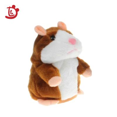 China Custom Talking Talking Talking Voice Disc Hamster Hamster Repeat Plush Toy for Kids for sale