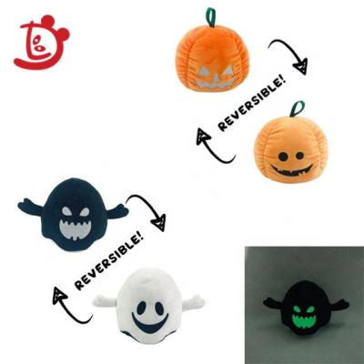 China Custom Reversible Plush Toy Ghost Pumpkin Stuffed Toys T-125 Plush Toy New For Halloween Decoration for sale