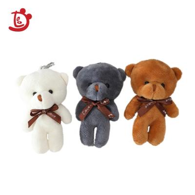 China Plush Supplying Amazon Hot Selling Soft Stuffed Key Chain Bear Toy Teddy for sale