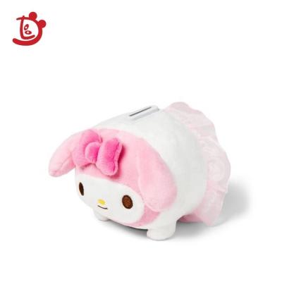 China High Quality Money Box Atmosphere Custom My Melody Plush Piggy Bank for sale