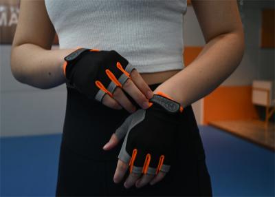 China Lightweight and breathable, these fingerless gym gloves are ideal for workouts. for sale