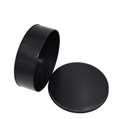 China Travel Candle Recyclable Seamless Black Metal Tin Can Wholesale for sale