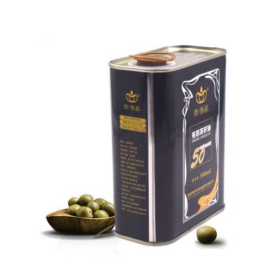 China Factory Price Recyclable 500ml Olive Oil Cooking Oil Packaging Tin Metal Can for sale