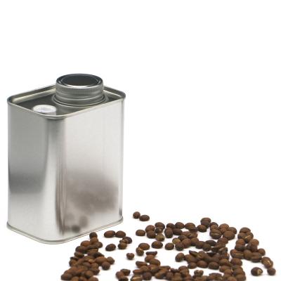 China Recyclable Baking Packaging Container Metal Coffee Bean Storage Tin Can With Valve for sale