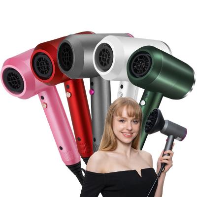 China 1800W Hot Air Turbo Dye Negative Ionic Leafless Professional Hair Dye Blower Ion Hair Dyer Heavy Duty & Cold for sale