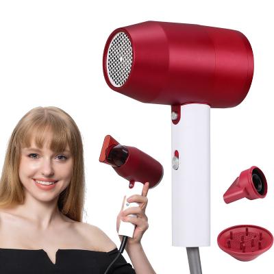 China Other Service Salon OEM Service Hairdryer Portable Ionic Super Quiet Red Gray Wind Electric Hair Dryer For Home Use With FCC&CE for sale