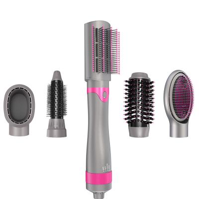 China Wholesales Electric 5 in 1 Hot Hairdressing Styler 1000w Electric High Quality Airbrush and Dryer Hair Straightener Brush and Comb Sets for sale