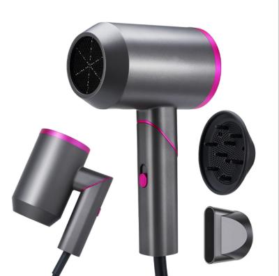 China NEW Folding Foldable Portable Lightweight Blow Dryer Negative Ion Fast Drying Hair Dryer for sale