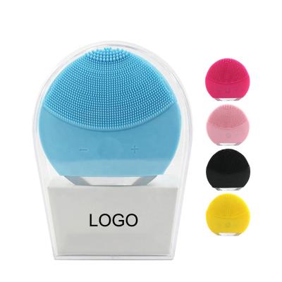 China High Quality Electric Facial Massage Brush Massager IPX7 Waterproof Silicone DEEP CLEANING Cleaning Facial Brush Cleaner for sale