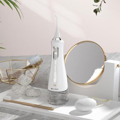 China 2021 household detanl care usb rechargeable water flosser oral irrigator water flosser for teeth portable 360 ​​degree water selection for sale