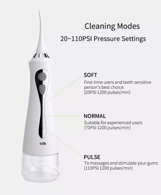 China High Quality Household Dental Care Teeth Cleaning Portable Cordless Rechargeable Water Flosser Irrigator Oral Home Use for sale