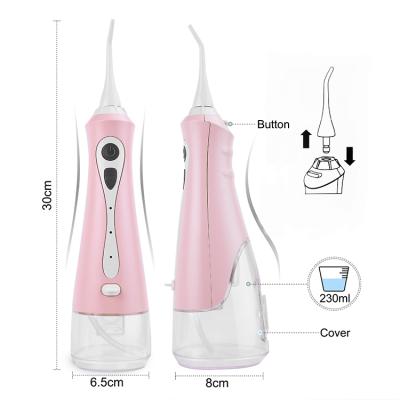 China Professional Dental Mode Household Water Flosser 3 Cordless Oral Irrigator Tooth Cleaner Water Flosser For Teeth Spa for sale