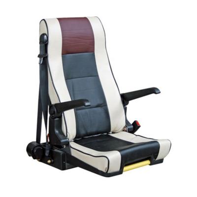 China PVC Best Price Floding Jump Driver Seat For Turist Bus Ambulance for sale