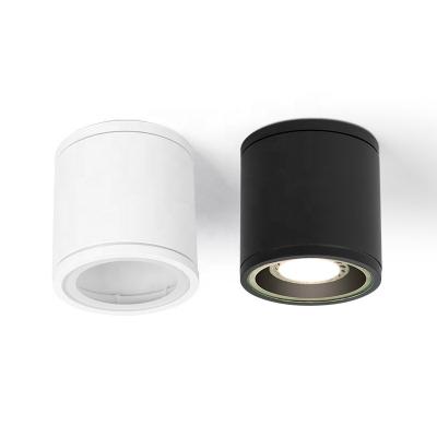 China Modern Modern Commercial Qualified Surface Mounted Led Cylinder Downlight GU10/MR16 Black White Spotlight FIXTURE for sale