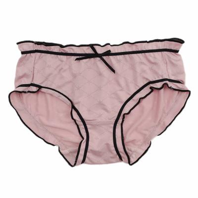 China New Fashion Girls Panties Antibacterial Breathable Bowknot Mid Waist Lovely Briefs Cheap Panties Women's Panties for sale