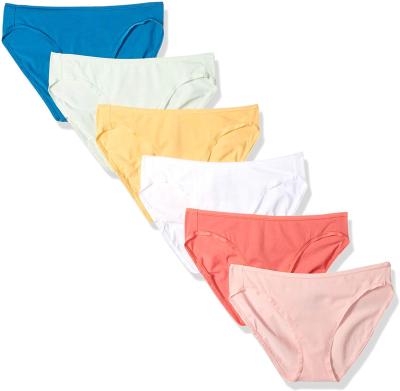 China Wholesale Custom Logo Antibacterial Women's Cotton Stretch Bikini Panties Panties Plus Size Underwear for sale