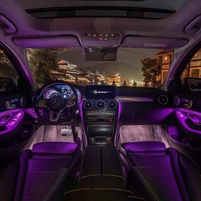 China Car Interior Ambient Light 8 Meters Ignition Flexible Neon Light LED Wire Rope Strip Auto Auto Decorative Atmosphere Lamp Interior Light 8 Meters for sale