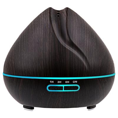 China 2021 Christmas Gift Best-selling Car Tending New Arrival Wood Grain Outdoor Wireless Ultrasonic Cool Mist Aroma Diffuser Humidifier for sale