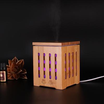 China Household Maker Fogger Head Humidifier Vintage Aroma Diffuser Bamboo for sale