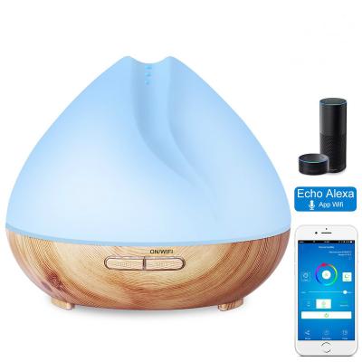 China 2020 Household Smart WiFi Wireless Electric Aroma Diffuser 400ML For Alexa Google Home for sale