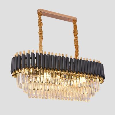 China Modern luxury modern attic graphite the k9 crystal chandelier for sale