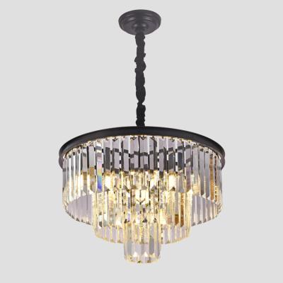 China Modern Luxury Crystal Chandelier Modern K9 Black for sale