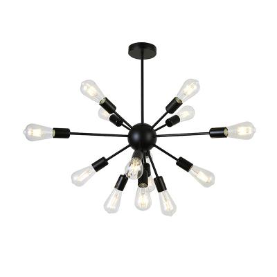 China Industrial Modern Living Room Iron Chandelier Low Price E27 for sale