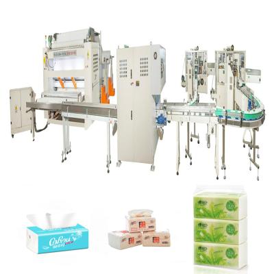 China Production 4 or 5 or 6 or 7 Line Household Tissue Paper Line Automatic Soft Facial Tissue Production Line for sale