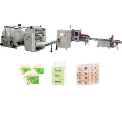 China Manual Automatic Product Facial Tissue Tissue Paper Facial Tissue Machinery for sale