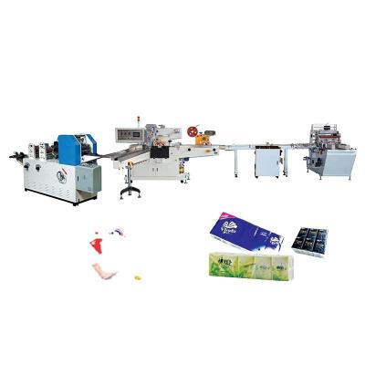 China Foshan Industry Disposable Tissue Machine Maker Foshan Industry Auto Handkerchief Tissue Paper Production Line XHC-LH10 for sale