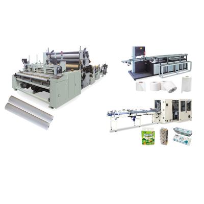 China Automatic Household Tissue Paper Production Toilet Paper Production Line for sale