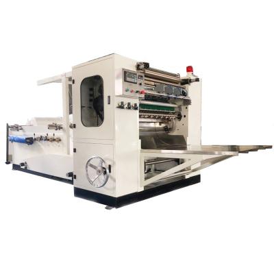 China Household Tissue Paper Production 3 Lines 4 Lines 6 Lines 7 LinesV Fold Soft Face Facial Tissue Converting Machine for sale