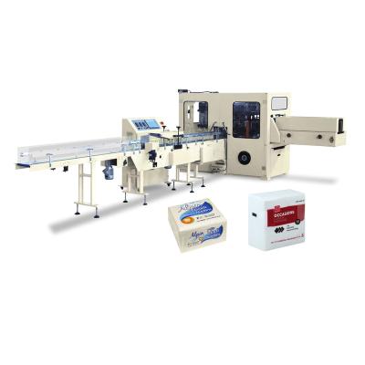 China fabric & RC300C Automatic 200x200x100mm Napkin Tissue Paper Paper Packing Machine for sale