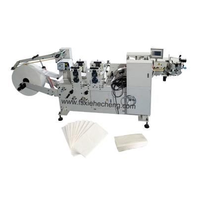 China Household Tissue Paper Production China Automatic Handkerchief Pocket Tissue Folding Machine Manufacturer for sale