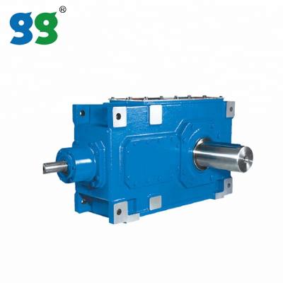 China Shanghai Goldgun H/B Type Helical Bevel Gear Reducer of Horizontal/Vertical Mounting Position for sale