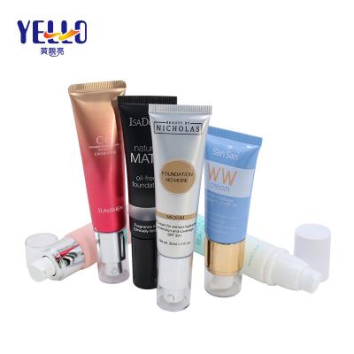 China Cosmetic Plastic Beauty Packaging CC/BB Cream 15ml 20ml 30ml Compressor Tube for sale