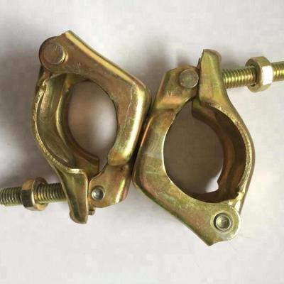 China Connect Steel Pipes Scaffold Fixed Coupler Double Swivel Clamp Scaffolding for sale