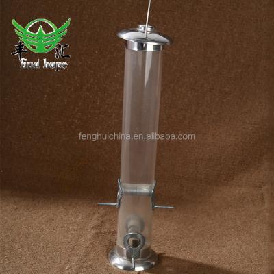 China Viable Plastic Tube Seed Bird Feeder for sale