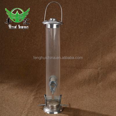 China Beautiful Viable Hanging Tube Bird Feeder FHBF02 for sale